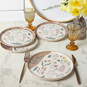 Soft Bloom Nordic Pasta Tabağı 22 Cm 4 Adet 22876-77