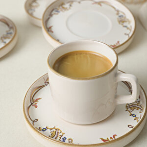 Bronze Bloom  Stackable Çay Takımı 12 Parça 6 Kişilik