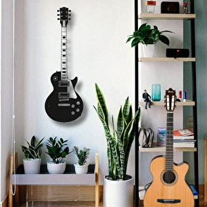 Elektro Gi̇tar Metal Duvar Dekoru Gi̇bson Les Paul Duvar Dekoru