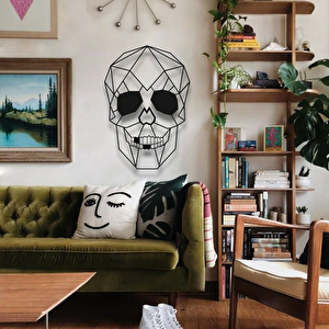 Kurukafa Skull Metal Duvar Dekoru