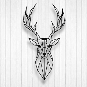 Geyi̇k Metal Duvar Dekoru Çi̇zgi̇sel