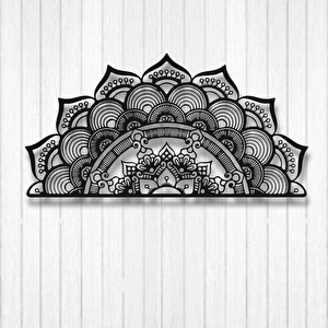Mandala Desenli Metal Duvar Dekoru