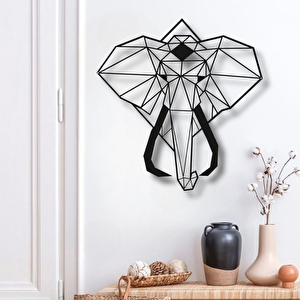 Fil Elephant Metal Duvar Dekoru