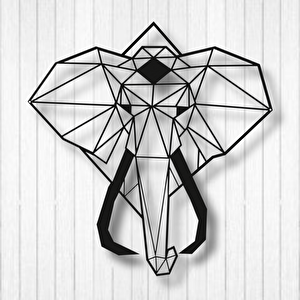 Fil Elephant Metal Duvar Dekoru