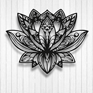Lotus Çiçeği Metal Duvar Dekoru