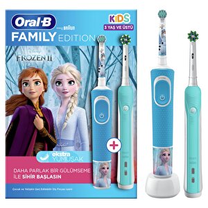 Oral-b Aile Paketi Pro 500 + D100 Frozen Şarjlı Diş Fırçası