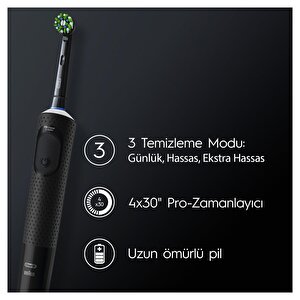 Oral-b D103 Vitality Pro Cross Action Şarjlı Diş Fırçası - Siyah