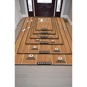 Homshtag Basketbol İçin Doğdum Çok Renkli Halı Basketbol Sever Halısı Spor Severler İçin Halı