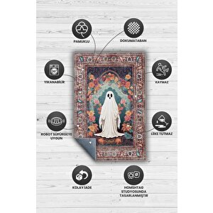 Homshtag Haylet Temalı Dijital Baskılı Halı Modern Halı Dokuma Tabanlı Çok Renkli Salon Halısı