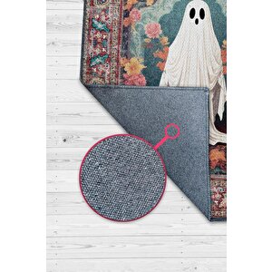 Homshtag Haylet Temalı Dijital Baskılı Halı Modern Halı Dokuma Tabanlı Çok Renkli Salon Halısı