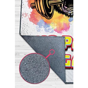 Acı Yoksa Kazanç Yok Çok Renkli Halı Sporcular Ve Spor Halısı Spor Severler İçin Halı 80x120 cm