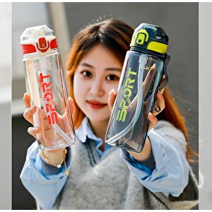 Sport Suluk 550 Ml, Askılı Ve Pipetli, Mavi, 20x8