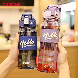 Hello Suluk 800 Ml, Askılı Ve Kulplu, Siyah, 24x7