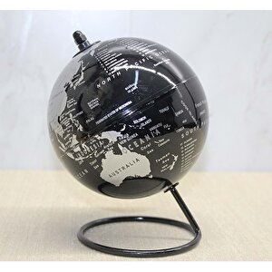 Yerküre Biblo Metal Standlı, 14x10 - Siyah Siyah
