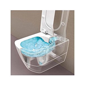Free Rim-off Asma Klozet + Creavit Yavaş Kapanan Kapak