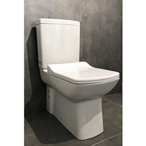 Creavit Lara Duvara Sıfır Klozet + Yavaş Kapanır Kapak + İç Takım Set