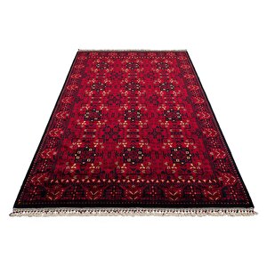 Beyoğlu 952 Kırmızı Uşak Halısı Yağcı Bedir Desen Nostalji Halı Afgan El Halısı Salon Halı 200x300 cm