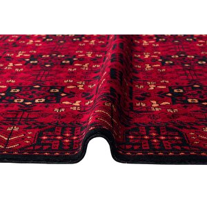 Beyoğlu 952 Kırmızı Uşak Halısı Yağcı Bedir Desen Nostalji Halı Afgan El Halısı Salon Halı 240x340 cm