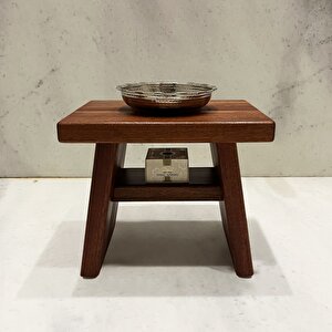 Maun Ahşap Banyo Taburesi Oturak L