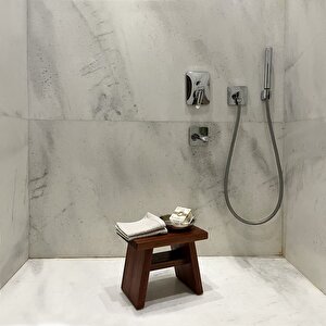 Maun Ahşap Banyo Taburesi Oturak L