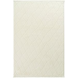 Newyork 3109 Krem Yumuşak Tuşeli Halı Kilim Salon Koridor Kesme Yolluk Dokuma Makine Halı 100x400 cm