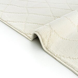 Cool Halı Newyork 3109 Krem Yumuşak Tuşeli Halı Kilim Salon Koridor Kesme Yolluk Dokuma Makine Halı