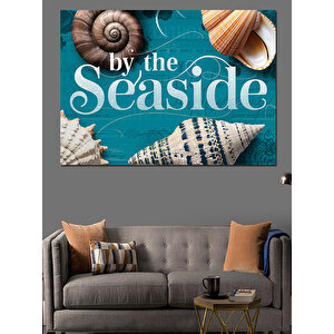 Deniz Kabukları Ve Yaz Dekoratif Kanvas - Mdf Ahşap Tablo 70x100 cm