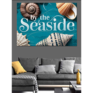 Deniz Kabukları Ve Yaz Dekoratif Kanvas - Mdf Ahşap Tablo