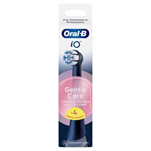 Oral-b Io Gentle Care Siyah Diş Fırçası Yedek Başlığı 4 Adet