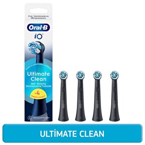Oral-b Io Ultimate Clean Siyah Diş Fırçası Yedek Başlığı 4 Adet