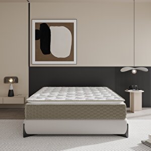 Mocha Çift Kişilik Pedli Paket Yaylı Yatak 30 Cm 150x200 cm