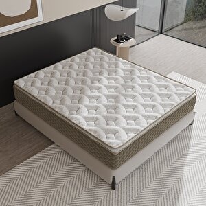 Mocha Çift Kişilik Pedli Paket Yaylı Yatak 30 Cm 140x190 cm