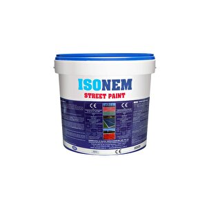 Isonem Street Paint Su Bazlı Zemin Kaplaması 10 Kg. Ral 7042 Gri̇