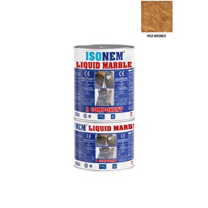 Isonem Liquid Marble Sıvı Mermer 1 Kg  M12 Bronze