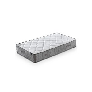 Mimoza Modeli Tek Kişilik Full Ortopedik Antibakteriyel Yataklı Baza Ve Başlık Takımı 3 Lü Set 90x190 cm