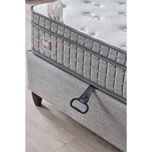 Melisa Tek Kişilik Full Ortopedik Visco Yatak Antibakteriyel Ve Paket Yaylı Sistem 120x200 cm