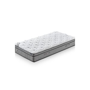 Melisa Tek Kişilik Sandıklı Baza + Full Ortopedik Antibakteriyel Visco Yatak + Başlık 3 Lü Set 90x190 cm