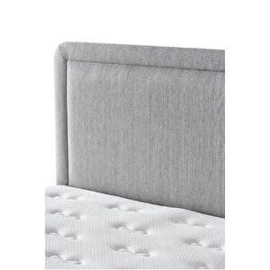 Melisa Tek Kişilik Sandıklı Baza + Full Ortopedik Antibakteriyel Visco Yatak + Başlık 3 Lü Set