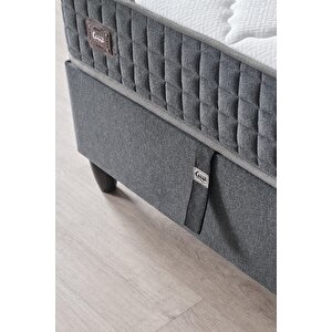 Menekşe Modeli Tek Kişilik Paket Yaylı Yatak Antibakteriyel Ve Full Ortopedik Sistem 120x200 cm