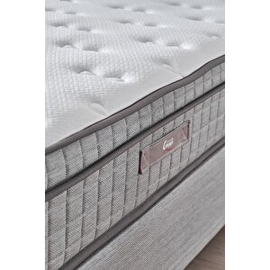 Melisa Tek Kişilik Full Ortopedik Visco Yatak Antibakteriyel Ve Paket Yaylı Sistem