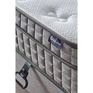 Melisa Çift Kişilik Antibakteriyel Full Ortopedik Visco Paket Yaylı Yatak 140x190 cm