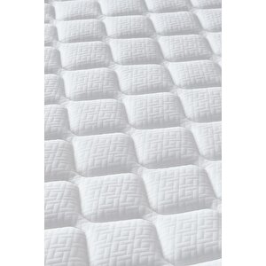 Zambak Tek Kişilik Sandıklı Baza + Full Ortopedik Antibakteriyel Pedli Yatak + Başlık  3 Lü Set