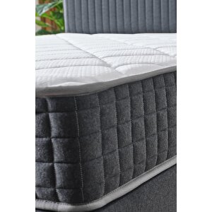 Menekşe Çift Kişilik Ortopedik Paket Yaylı Yatak Antibakteriyel Konforlu Yatak 180x200 cm