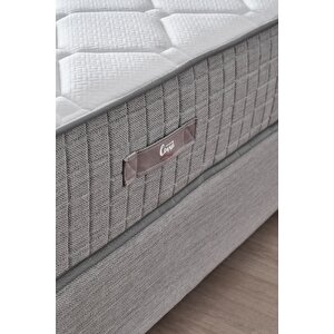 Mimoza Tek Kişilik Full Ortopedik Antibakteriyel Paket Yaylı Yatak 120x200 cm