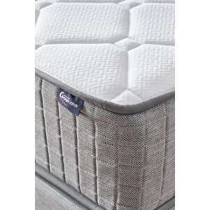 Mimoza Tek Kişilik Full Ortopedik Antibakteriyel Paket Yaylı Yatak 120x200 cm