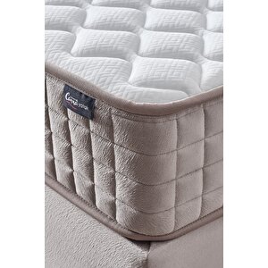 Manolya Modeli Çift Kişilik Antibakteriyel Ortopedik Yatak Paket Yaylı Sistem 140x190 cm
