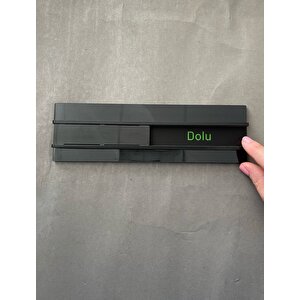 Siyah Basic Özel Seri Dolu&boş Levhası