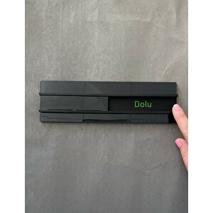 Siyah Basic Özel Seri Dolu&boş Levhası