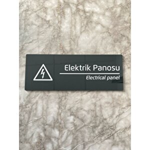 Elektrik Panosu Uyarı Levhası