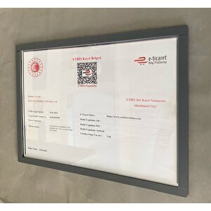 Mat Antrasit Diploma&sertifika Çerçevesi